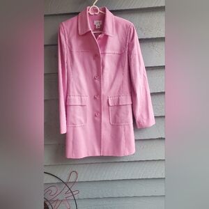 LOFT Pink Trench Coat